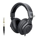 HXW DMH10 Electronic Drums Headphones Wired Over-Ear Studio Headsets