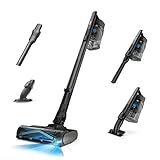 Shark PowerPro Reveal Plus Cordless Vacuum, FloorDetect & Dirt-Reveal Technology, HEPA Filter, Carpet & Hard Floor, Rechargeable, Charcoal, IZ376H