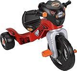 Fisher-Price Toddler Tricycle Harley-Davidson Lights & Sounds Trike, Toy Bike with Adjustable Seat & Storage for Outdoor Play Kids Ages 2+ Years (Amazon Exclusive)