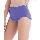 Hanes Women's Briefs Panties Pack, 100% Cotton Underwear, Moisture-Wicking Underwear, Ultra-Soft and Breathable, Tagless Multipack