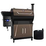 Z GRILLS 2026 Electric Pellet Smoker & Grill, 700 sq. in Cooking Space, PID 3.0 Precision Control, Dual Meat Probes, 28-Hour Hopper, Dual-Wall Insulated Base, 8-in-1 BBQ with Cover
