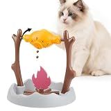 SZEE Cat Treat Dispenser Toy, Foraging Interactive Cat Toy, Puzzle Feeder