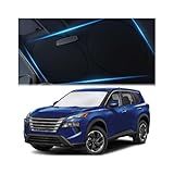 Magnelex Car Windshield Sunshade – Double-Layer Design for 2X Heat Blocking, Blocks UV Rays, Foldable Sun Shade for Cars, Trucks & SUVs, Keeps Interior Cooler, Medium (59 x 31 in)