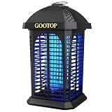 Bug Zapper Outdoor, 4200V Electric Mosquito Zapper, Bug Zapper Outdoor, Fly Traps, Fly Zapper, Mosquito Killer Indoor 3 Prong Plug, 90-130V, ABS Plastic Outer