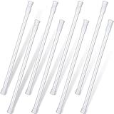 8 Pack Window Security Bar Extendable Tension Rods 23.6-43.3 Inch 1.2'' Diameter Adjustable Sliding Glass Door Lock Security Stick Window Safety Bars with Rubber Tips for Bathroom Cupboard