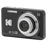 KODAK PIXPRO FZ55 16MP Compact Digital Camera, 5X Optical Zoom, Black
