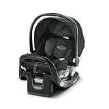 Graco SnugRide SnugFit Infant Car Seat, Baby Car Seat with Anti Rebound Bar for Extra Safety, No-Rethread Harness, LATCH Equipped Carseat, Baby Essentials, Gift for New Parents, Gotham