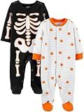 Simple Joys by Carter's Baby 2-Pack Halloween Snap Cotton Footed Sleep and Play