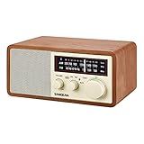 Sangean WR-16 AM/FM Bluetooth Wooden Cabinet Radio