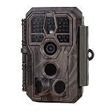 GardePro E5S Trail Camera (Non-Cellular, Non-WiFi), 64MP Photo & 1296P HD Video, 0.1s Trigger, 100ft No-Glow Night Vision, Motion Activated Wildlife Camera