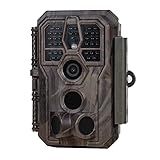 GardePro E5S Trail Camera (Non-Cellular, Non-WiFi), 64MP Photo & 1296P HD Video, 0.1s Trigger, 100ft No-Glow Night Vision, Motion Activated Wildlife Camera