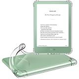 MoKo Clear Case for 6" All-New Kindle (11th Generation-2024/2022 Release), Ultra Clear Soft TPU Slim Flexible Transparent Skin Bumper Back Cover Shell for Kindle 11 2024