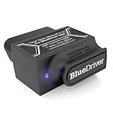 BlueDriver Bluetooth Pro OBDII Scan Tool for iPhone & Android - No Subscription Fee - OBD2 Car Scanner and Code Reader - Diagnose Check Engine, ABS, SRS, Airbag & 7000+ Issues on Vehicles 1996+