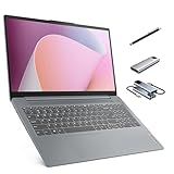 Lenovo IdeaPad Slim 3 Linux Laptop, 15.6" FHD Touchscreen Laptop, 8-Core AMD Ryzen 7 5825U, 16GB RAM, 2TB SSD, Keypad, SD Card Reader, Stylus Pen + External Portable SSD + USB Hub, Linux Ubuntu OS