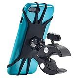 Upgraded 2026 Bicycle & Motorcycle Phone Mount - The Most Secure & Reliable Bike Phone Holder for iPhone, Samsung or Any Smartphone. Stress-Resistant & Highly Adjustable. x10 to Safeness & Comfort