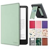 CoBak Stand Case for 7" Kindle Paperwhite 12th Gen 2024 and Kindle Colorsoft with Hand Strap - Compatible with iPhone MagSafe, for Samsung/Belkin/Anker Wireless Charging Pads, Durable, Auto Sleep Wake