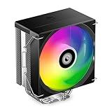 ID-COOLING SE-214-XT V2 ARGB CPU Air Cooler, 4 Heat Pipes, 120mm ARGB PWM Fan, Direct Contact Heatsink, Intel LGA1700/1200/115X & AMD AM5/AM4 Compatible
