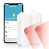 eMylo WiFi Motion Sensor 2 Pack, Smart Wireless Presence Sensor Detector with App Notification Alert, Home Security System PIR Motion Detector Compatible with Smart Life App(2.4 GHz Wi-Fi Required)