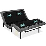 Best Choice Products Ergonomic Queen Size Adjustable Bed Frame, Electric Base w/Wireless Remote Control, Nightlight, Massager, 2 USB Ports