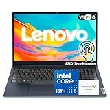 Lenovo Business Laptop, 15.6" FHD Touchscreen Display, Intel 13th 10-Core i5 CPU(Up to 4.6 GHz), 16GB RAM, 512GB SSD, Copilot AI, Wi-Fi 6, Windows 11 with Microsoft 365 for The Web, WOWPC Bundle