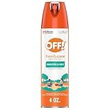 OFF! FamilyCare Insect & Mosquito Repellent Aerosol, Smooth and Dry Formula Bug Spray, Provides up to 6 Hours of Protection, 4 oz