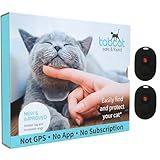 Tabcat V2 Cat & Kitten Tracker - No Monthly Subscription Fee | 2 Lightweight Homing Tags, Cases & Tracking Handset | More Accurate Than GPS | Track 2 Cats Indoors & Outdoors to 1" & 500 ft Range