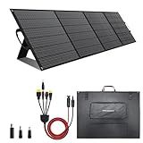 VLAIAN 400W Portable Solar Panel for Power Station Generator,400 Watt Foldable Solar Panel Charger with MC4 Output,3-in-1 DC Connector,23.5% High Efficiency for Outdoor Camping RV Travel (400W)