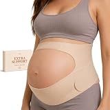 Enthra Pregnancy Belly Band with Extra-Wide Back Support for Hips & Pelvis