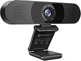 EMEET 3 in 1 Webcam - 1080P Webcam with Microphone and Speakers, Noise Reduction, Auto Low Light Correction W/Cover, C980 Pro USB Camera Web cam 60°-98° for Video Conferencing Streaming/Gaming/Class