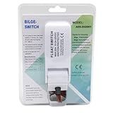 AIRTAK Automatic Bilge Pump Floating Switch, DC 12V 24V, Floating Switch Bilge Switch Flow Sensor for Automatic Electric Water Pump