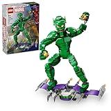 LEGO Marvel Green Goblin Construction Figure - Building Toy for Boys & Girls, Ages 8+ - Marvel Villain Action Figure W/Glider and Pumpkin Bombs - Gift for Fans - 76284