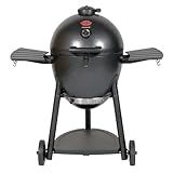 Char-Griller® AKORN® Kamado Charcoal Grill and Smoker with Cast Iron Grates, Warming Rack and Locking Lid with 445 Cooking Square Inches in Graphite, Model E16620