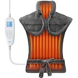 iDOO Weighted Heating Pad for Neck, Shoulders & Back