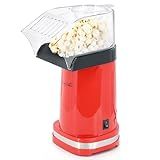 MegaChef Red Popcorn Popper, Popcorn Maker, Electric Hot Air Popper