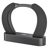 LARKSOUND Wearable TV Speaker for Elderly, Voice Enhancement Neckband, No Bluetooth Needed, Plug & Play Transmitter Base, 3 EQ Modes, HDMI/Optical/AUX, Easy Setup Gift for Parents