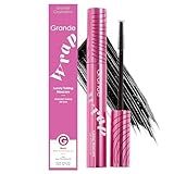 Grande Cosmetics GrandeWRAP Tubing Mascara - Buildable Volume & Length, Lifts, Curls & Separates Lashes, Anti-Smudge, Lightweight, Flake-Free, All Day Wear, Easy Removal, ProVitamin B5 Infused - Black