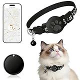 Pet Tracker,GPS Collar for Cats (Android Only) Smart tag,Waterproof Compatible with Google Find My,No Monthly Fee,Advanced Tracking Solution Smart Collar for Pet Safety Ideal Small Large Cats