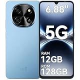 2026 Slim Unlocked Phones for T-Mobile, 5G Android Phone, NFC, 6.88HD,Blue