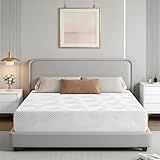 Vipbear Short Queen Mattress, 10 Inch RV Memory Foam Mattress with Cooling Gel for Cool Night Sleep & Pressure Relief, Fiberglass Free, Medium Firm Support Camper Mattress, CertiPUR-US 75''L x 60''W