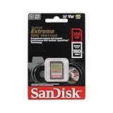 SanDisk 256GB Extreme SDXC UHS-I Memory Card - C10, U3, V30, 4K, UHD, SD Card - SDSDXVV-256G-GNCIN