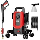 Pressure Washer, Power Washer with Foam Cannon High Pressure Washer for Cars, Fences, Patios, Decks, Patios and Driveway Powerwasher