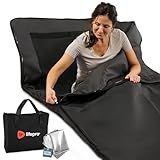 Lifepro Infrared Sauna Blanket for Detox & Relaxation – Portable Far Infrared at Home Sauna for Detox, Muscle Tension Release and Recovery – RejuvaWrap Series with Adjustable Heat Settings