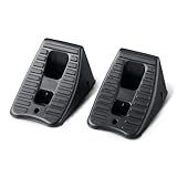 Amazon Basics Automotive Wheel Chocks, 2-Pack, Black