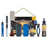 MusicNomad 8 pc. Guitar Care Starter Kit for Cleaning, Repair & String Changing Tools, Guitarist Gift Set (MN299)