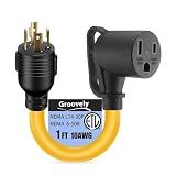 NEMA L14-30P to 6-50R Generator Welding Machine Adapter Plug Power Cord