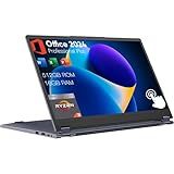 AE86 15.6" 2-in-1 Laptop | 16GB DDR4 RAM 512GB Storage | AMD Ryzen 3 3200U (up to 3.5GHz) | AMD Radeon Vega 3 | FHD Touchscreen | Windows 11 Pro | Wi-Fi 5 | BT5.1 | RJ45 | Backlit Keyboard, Gray