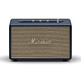 Marshall Acton III Bluetooth Home Speaker - Loud Stereo Sound with Bass and Treble Controls | Plug-in Powered | 3.5mm Aux Input - Midnight Blue