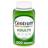 Centrum Adult Multivitamin/Multimineral Supplement with Antioxidants, Zinc, Vitamin D3 and B Vitamins, Gluten Free, Non-GMO Ingredients - 200 Count