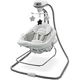 Graco DuetConnect LX Seat & Bouncer, Multi-Direction Seat, Multiple Swinging Speeds, Easily Portable, Redmond