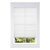 BlindsAvenue Cellular Honeycomb Cordless Polyester Shade, 9/16" Single Cell, Light Filtering, White, Size: 27" W x 72" H